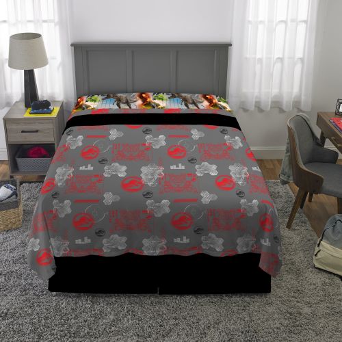  Universal Jurassic World 2 Eruption Kids Bedding Sheet Set, Full