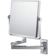 Universal Lighting and Decor Aptations Double Arm Chrome Vanity 7 1/2 Wide Wall Mirror