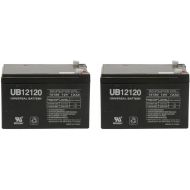 Universal Power Group 12V 12AH Pride Mobility SC44X Go-Go Ultra x 4 Wheel Replacement Battery - 2 Pack