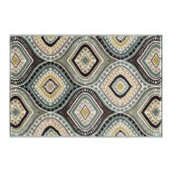 Universal Rugs Aurora Contemporary Abstract Seafoam Scatter Mat Rug, 2 x 3