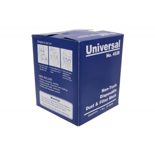  Universal Sewing Supply Universal 4528 Non-Toxic Disposable Dust & Filter Safety Masks (1000 Count Case)