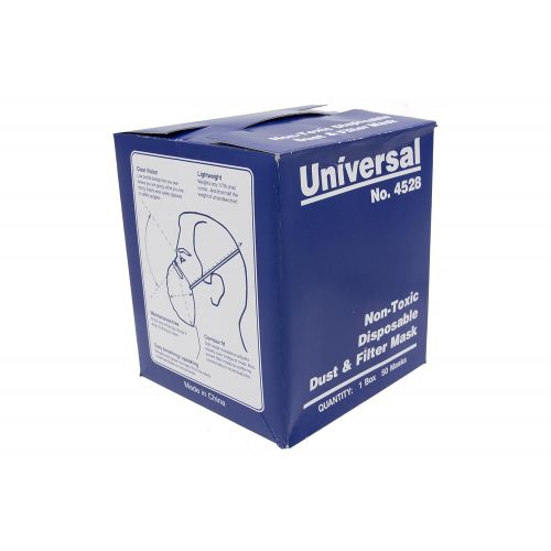  Universal Sewing Supply Universal 4528 Non-Toxic Disposable Dust & Filter Safety Masks (1000 Count Case)