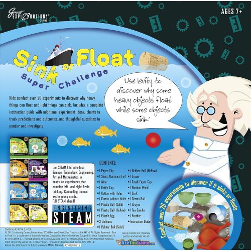  University Games Great Explorations Sink or Float