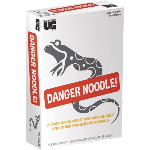  [아마존베스트]Danger Noodle Card Game by University Games for 2 to 8 Players Ages 12 and Up The Perfect Party Game for Game Night or Family Events, Multi (01436)