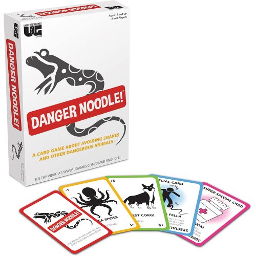  [아마존베스트]Danger Noodle Card Game by University Games for 2 to 8 Players Ages 12 and Up The Perfect Party Game for Game Night or Family Events, Multi (01436)