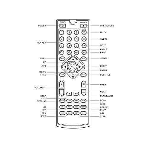  Universum DVD player with HDMI and USB connection, multi region code free DVD 300 20 (may not be available in all countries)