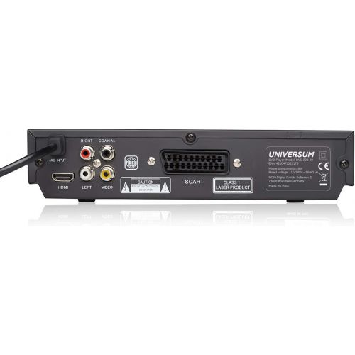  Universum DVD player with HDMI and USB connection, multi region code free DVD 300 20 (may not be available in all countries)