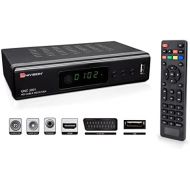 Univision Full HD Digital Cable Receiver DVB C / C2 with Recording Function PVR and Timeshift for All Cable Providers with HDMI SCART USB Car Installation Media Player 1080p MKV