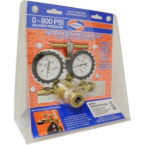  Uniweld RHP800 Nitrogen Regulator with 0-800 psi Delivery Pressure, 2