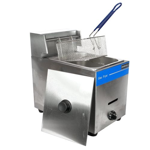  Uniworld UniWorld Deep Fryer Single Basket Liquid Propane Stainless Steel UGF-71