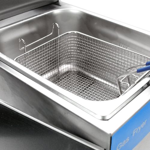  Uniworld UniWorld Deep Fryer Single Basket Liquid Propane Stainless Steel UGF-71