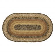 Unknown VHC Brands 10112 Primitive Flooring Prim Grove Jute Oval 24x36 Rug, Plain