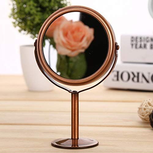  Unknown 4 Styles New Double Hairdressing Mirror Desk Makeup Mirror 1:2 Magnifying Function Glass Cosmetic Mirrors - NO4