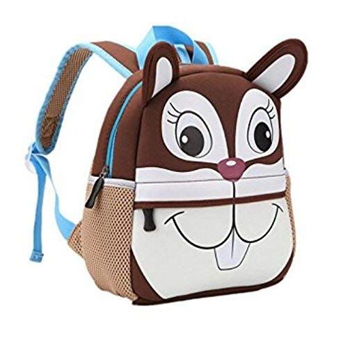  Unknown Kid Backpack, Baby Boys Girls Toddler Pre School Backpack Children Backpacks Bags (squirrel)