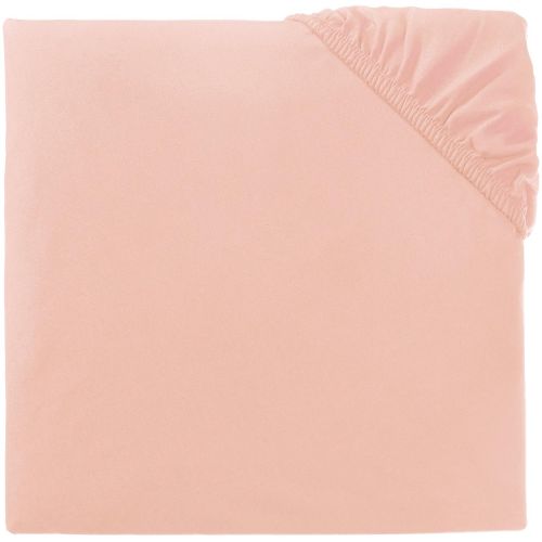  Unknown Pinzon 300 Thread Count Organic Cotton Crib Sheet Baby Bedding, Blush Pink