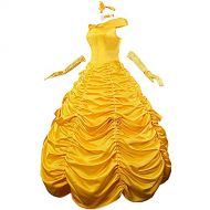 Unknown MAKELIFE Women Princess Dress Lace up Ball Gown Long Prom Dresses Costume Gloves