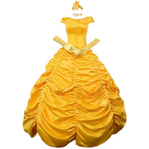  Unknown MAKELIFE Women Princess Dress Lace up Ball Gown Long Prom Dresses Costume Gloves