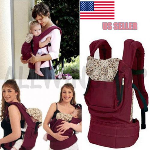  Unknown Front & Back Baby Newborn Carrier Infant Comfort Backpack Sling Wrap Cotton OY