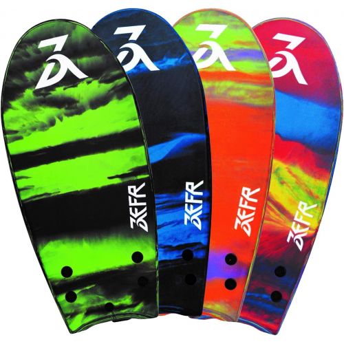  Unknown ZEFR Fusion Board (Choose Style) INDESTRUCTIBLE 48 Solid Foam 1-Piece Construction Hybrid Surfboard Bodyboard, Shore-Break Proof, Leash & Fins Incl.