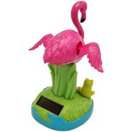 [아마존베스트]Solar Powered Dancing Figures Toy, Swinging Frog Flamingo Figurine, Car Desk Decor
