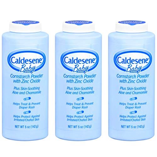  Caldesene Baby Cornstarch Powder With Zinc Oxide 5 oz (Pack of 3)