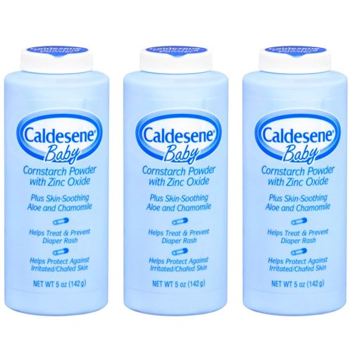  Caldesene Baby Cornstarch Powder With Zinc Oxide 5 oz (Pack of 3)