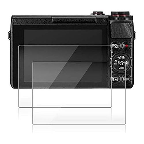  Unknown [2-Pack] Screen Protector Tempered Glass for Canon G7X Mark III - Ultra Thin Screen Protective Film For Camera Canon G7 X Mark iii G9X Mark II GX7 GX9