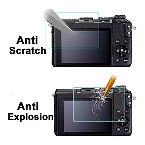  Unknown [2-Pack] Screen Protector Tempered Glass for Canon G7X Mark III - Ultra Thin Screen Protective Film For Camera Canon G7 X Mark iii G9X Mark II GX7 GX9