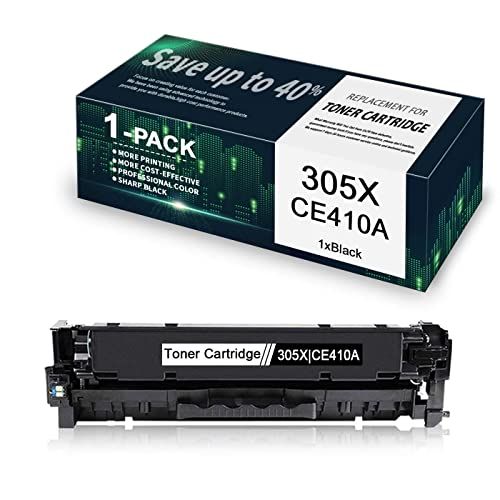  Unknown Compatible Remanufactured Ink Cartridge Replacement for HP 305X CE410X Ink for M351a M451nw M451dn M451dw M475dn M475dw M375nw Printers (1 Black) - by VaserInk.