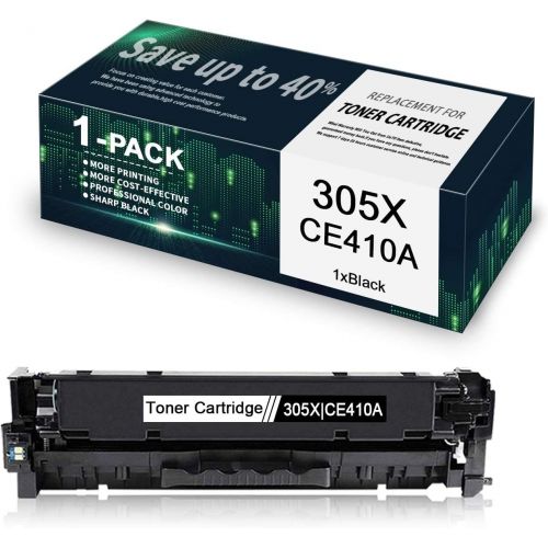  Unknown Compatible Remanufactured Ink Cartridge Replacement for HP 305X CE410X Ink for M351a M451nw M451dn M451dw M475dn M475dw M375nw Printers (1 Black) - by VaserInk.