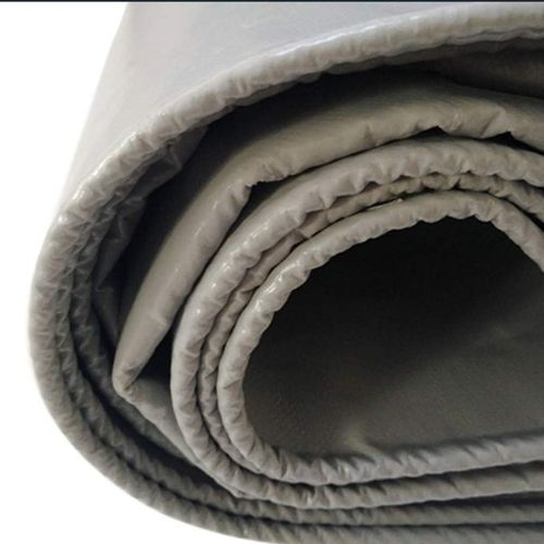  Unknown Waterproof Tarpaulin PVC, Sunscreen Sunshade Truck Tarp Sheet Heavy Duty Waterproof (Color : Gray, Size : 4mx4m)