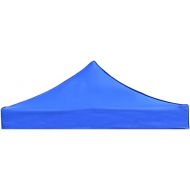 Unknown Gazebo Cover Replacement - Waterproof Canopy Tent Tarp Top Sun Shade Sail - Choose Colors & Sizes - Blue 2.9x2.9m
