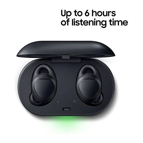 삼성 Samsung Gear IconX (2018 Edition) SM-R140NZKAXAR Bluetooth Cord-free Fitness Earbuds, w/ On-board 4Gb MP3 Player (US Version with Warranty) - Black