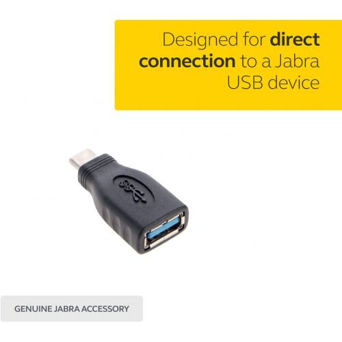 자브라 Jabra 14208-14 Cable Interface/Gender Adapter USB-C USB-A Black
