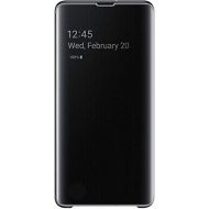 Unknown SAMSUNG Galaxy S10+ S-View Flip Case, Non Retail Packaging - Black - Model:EF-ZG975CBEGUS