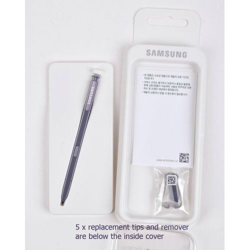 삼성 Unknown Samsung Korea Galaxy Note8 Original Replacement S-Pen, Orchid Gray EJ-PN950BVEGKR