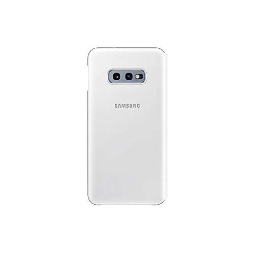 삼성 Unknown Samsung Official Original LED View Flip Cover Case for Galaxy S10e / S10 / S10+ (Plus) (White, Galaxy S10e)