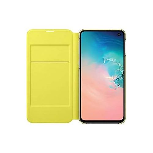 삼성 Unknown Samsung Official Original LED View Flip Cover Case for Galaxy S10e / S10 / S10+ (Plus) (White, Galaxy S10e)