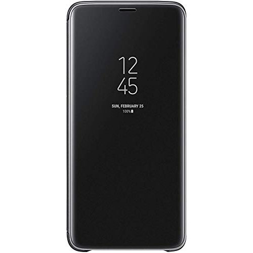 삼성 Unknown Official Genuine Samsung Clear View Cover Case for Samsung Galaxy S9+ / S9 Plus - Black (EF-ZG965CBEGWW)