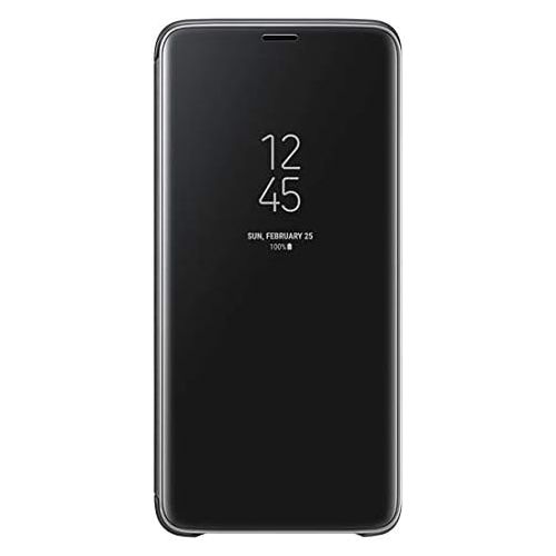 삼성 Unknown Official Genuine Samsung Clear View Cover Case for Samsung Galaxy S9+ / S9 Plus - Black (EF-ZG965CBEGWW)