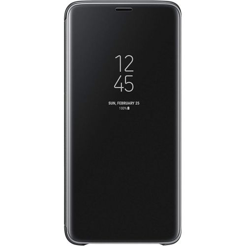 삼성 Unknown Official Genuine Samsung Clear View Cover Case for Samsung Galaxy S9+ / S9 Plus - Black (EF-ZG965CBEGWW)