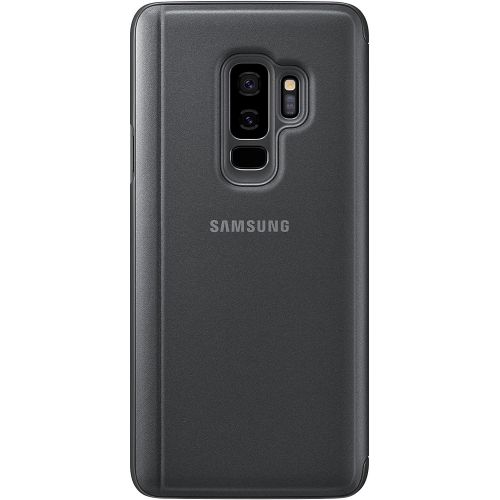 삼성 Unknown Official Genuine Samsung Clear View Cover Case for Samsung Galaxy S9+ / S9 Plus - Black (EF-ZG965CBEGWW)