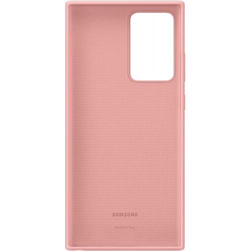 삼성 Unknown SAMSUNG Galaxy Note20 Ultra 5G Case, Silicone Back Protective Cover - Brown (US Version) (EF-PN985TAEGUS)