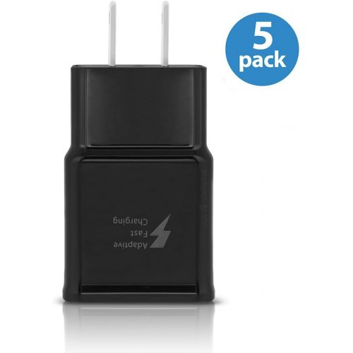 삼성 Unknown Original Samsung Adaptive Fast Charging Wall Adapter for Galaxy S8 S9 Note 8 (5 Pack)