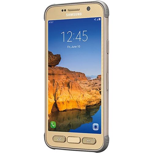  Unknown Samsung Galaxy S7 Active G891A 32GB GSM Unlocked Shatter-Resistant, Extremely Durable Smartphone w/ 12MP Camera (Gold)