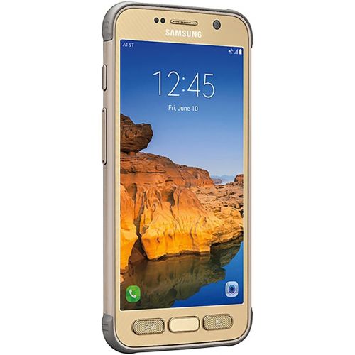  Unknown Samsung Galaxy S7 Active G891A 32GB GSM Unlocked Shatter-Resistant, Extremely Durable Smartphone w/ 12MP Camera (Gold)