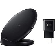 Unknown SAMSUNG Qi Certified Fast Charge Wireless Charger Stand (2018 Edition) Universally Compatible with Qi Enabled Smartphones - US Version - Black - EP-N5100TBEGUS