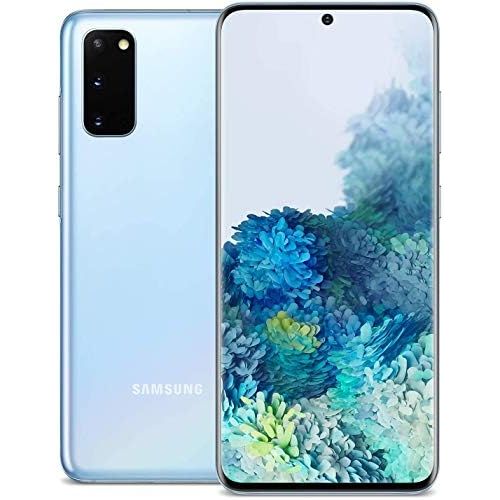 삼성 Unknown Samsung Galaxy S20 5G Factory Unlocked Android Smartphone SM-G981U US Version Fingerprint ID & Facial Recognition Long-Lasting Battery (Cloud Blue, 128GB)