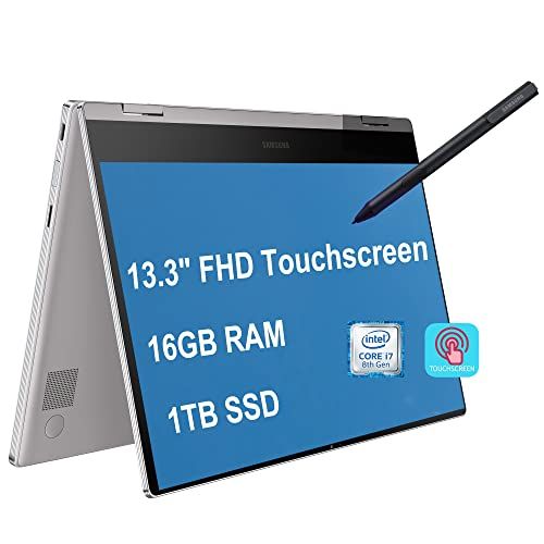 삼성 Unknown Samsung Notebook 9 Pro 2-in-1 Ultra-Slim Laptop, 13.3 FHD Touchscreen, 8th Gen Intel Core i7-8565U, 16GB RAM 1TB SSD, Thunderbolt3 Windows 10, Samsung Active Pen