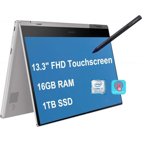 삼성 Unknown Samsung Notebook 9 Pro 2-in-1 Ultra-Slim Laptop, 13.3 FHD Touchscreen, 8th Gen Intel Core i7-8565U, 16GB RAM 1TB SSD, Thunderbolt3 Windows 10, Samsung Active Pen